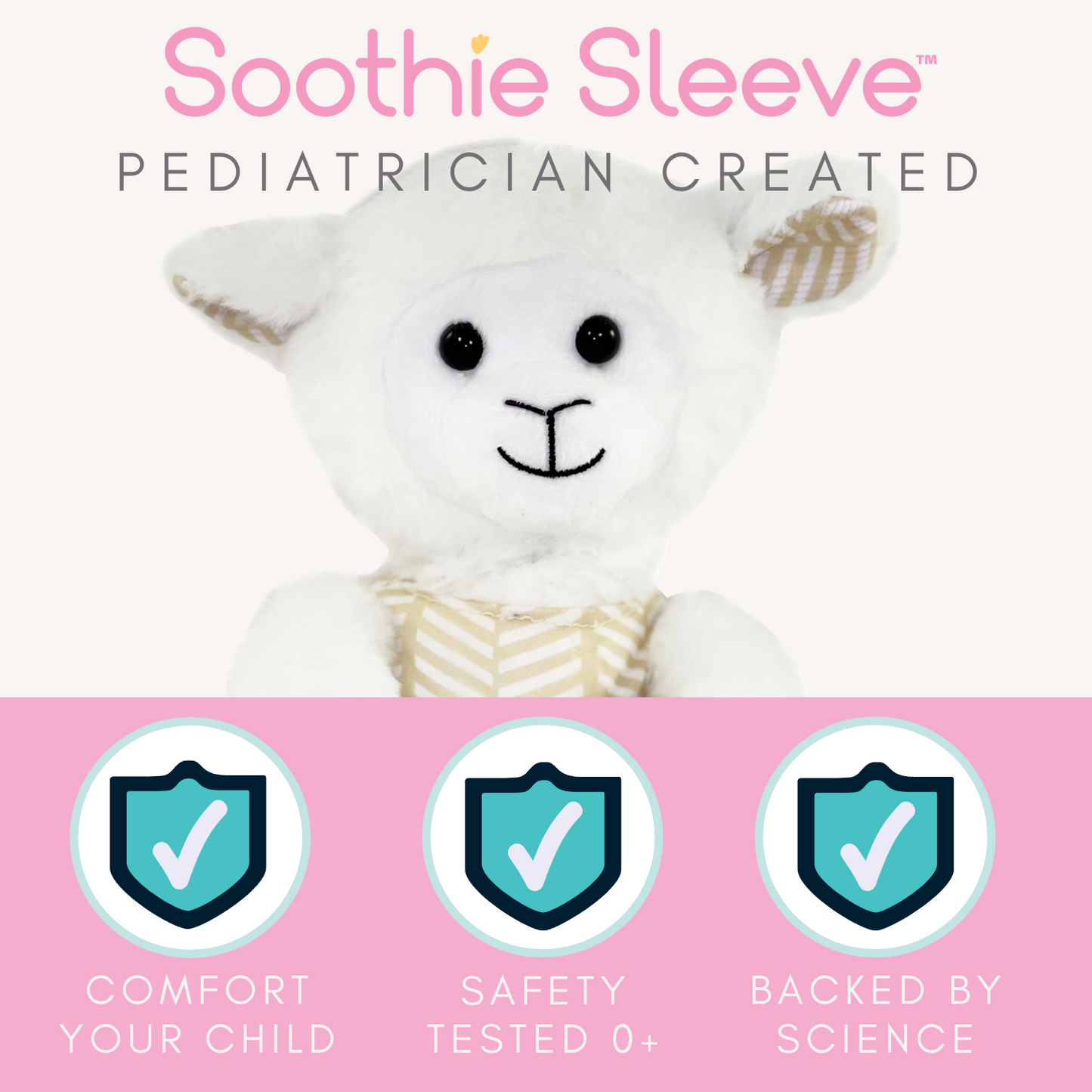 Soothie Sleeve™ Emmy the Elephant and Lucy the Lamb Bundle